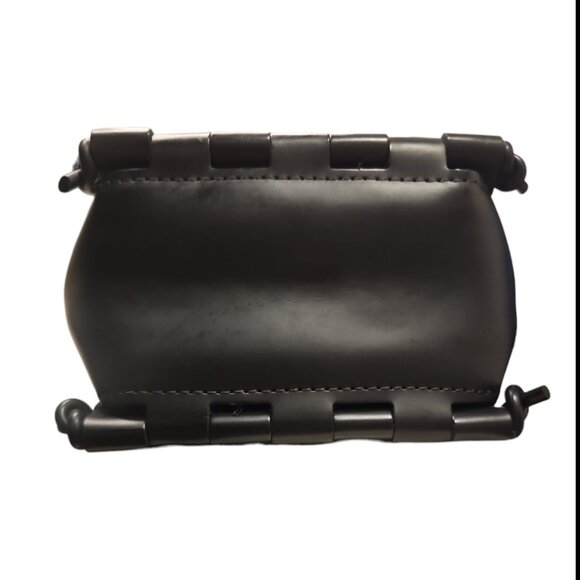 KOZHA NUMBERS | Miso Mini Leather Bag in Black - Picture 6 of 7